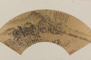 项圣谟山水扇