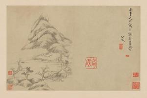 朱耷山水册