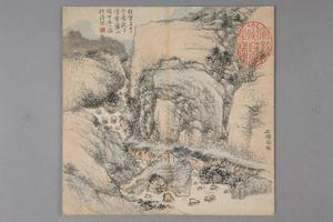 金廷标山水册