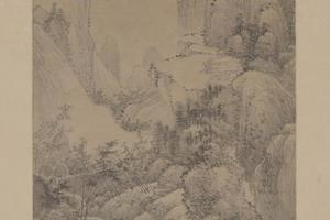 王翚竹趣轴