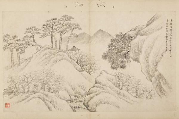 文点山水册