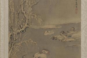王冈花鸟册
