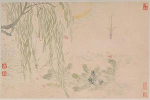 恽寿平花卉山水册