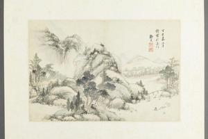 吴历、顾殷等山水册