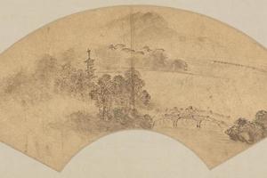 张宏虎山玩月扇