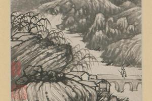 原济金山龙游寺诗意册