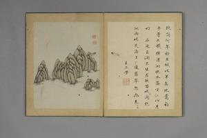 王翰山水花石册