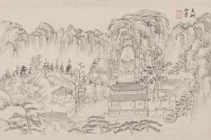 陆遵书山水册