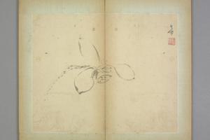 高其佩指画杂画册