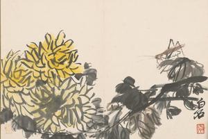 齐璜花鸟册