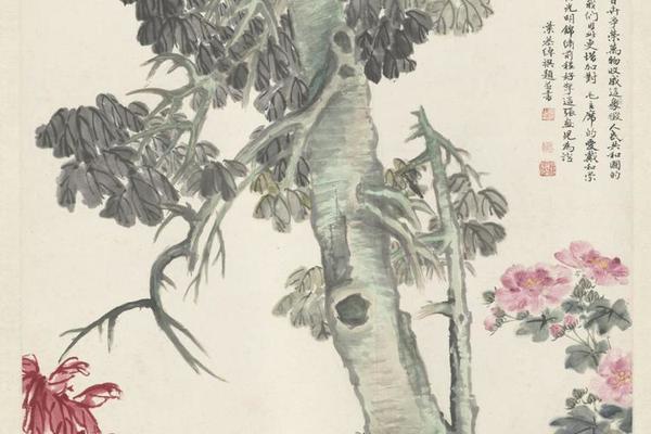 陈年、王时翼、张述渠等八家合画普天同庆轴