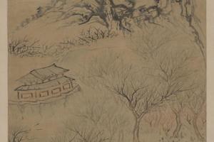 傅山汴堤春色轴