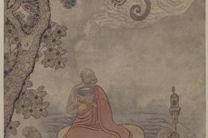 吴彬罗汉图轴