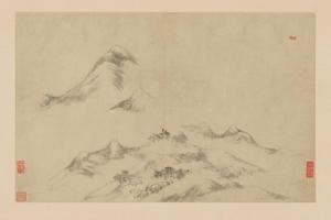 朱耷山水册