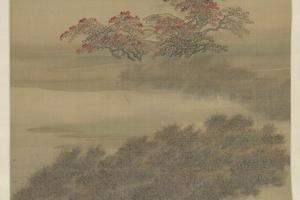 袁江山水屏