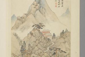 潘恭寿湖山梵刹图册