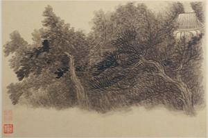 龚贤山水册