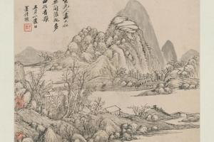 吴历山水图册