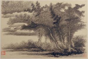 龚贤山水册