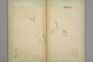 高其佩指画杂画册