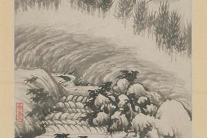 原济金山龙游寺诗意册