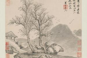 吴历山水图册
