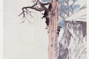 任颐、胡远合作任淞云像轴