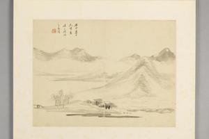 查士标山水册