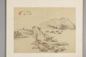 祝昌山水册