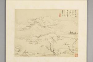 查士标山水册