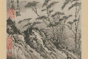原济金山龙游寺诗意册