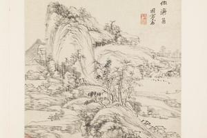 清初六大家集册-恽寿平仿黄公望山水页