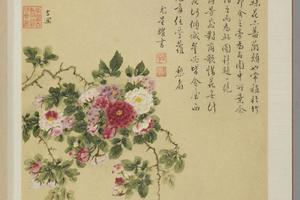 邹显吉花卉册