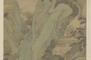 吴历仿古山水屏