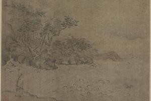 马和之画赵构书唐风册