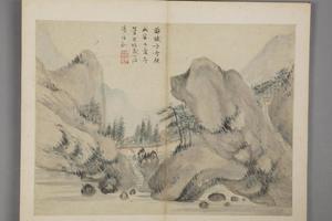 沈颢仿古山水册