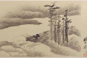 龚贤山水册
