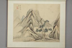 沈颢山水册