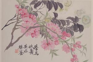 赵之谦花卉册-桃花页