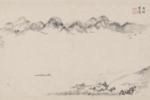 陆遵书山水册