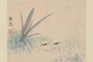 齐璜花卉草虫屏