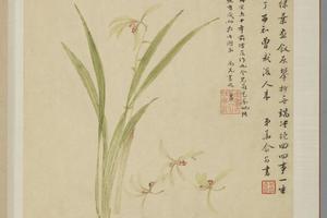 邹显吉花卉册