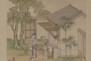 徐扬端阳故事册之裹角黍