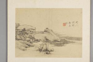 祝昌山水册