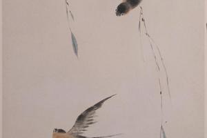 华喦画鸟册
