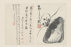 原济兰竹册－兰石