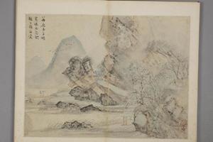 沈颢仿古山水册