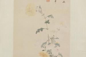 项圣谟菊花轴