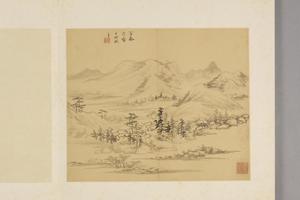 查士标山水册