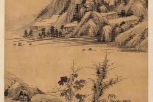 李流芳檀园墨戏图轴